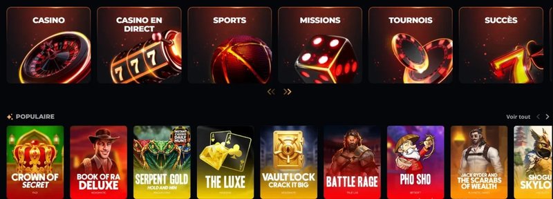 Guide de casino instant