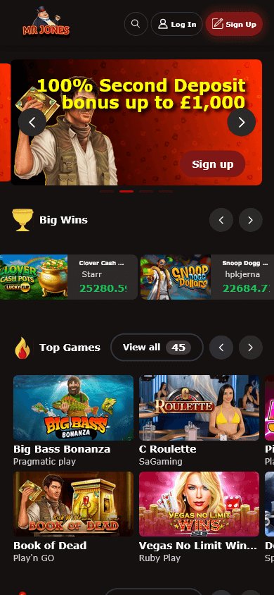 Overview of casino mr jones