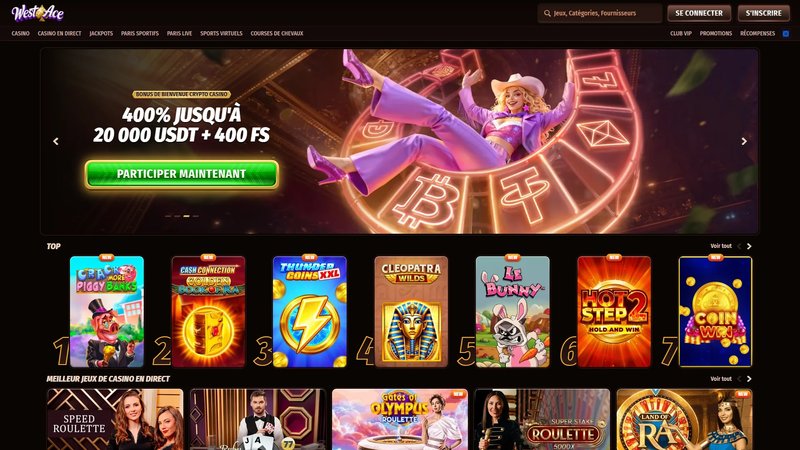 Meilleur westace casino login à France